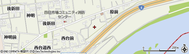宮城県柴田郡柴田町四日市場原前周辺の地図