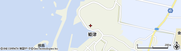 新潟県佐渡市姫津184周辺の地図