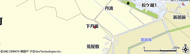 宮城県柴田町（柴田郡）船迫（下丹波）周辺の地図