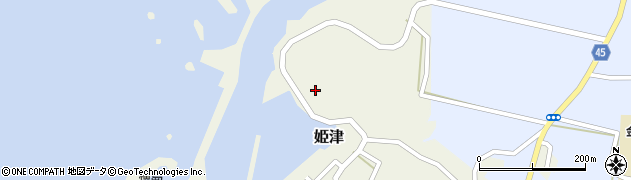 新潟県佐渡市姫津167周辺の地図