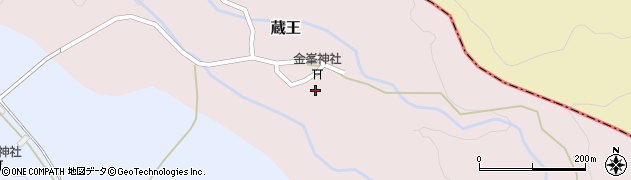 新潟県胎内市蔵王583周辺の地図