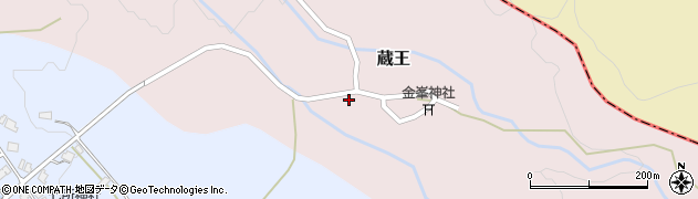 新潟県胎内市蔵王512周辺の地図