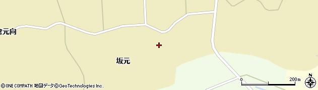 宮城県柴田町（柴田郡）成田（坂元脇）周辺の地図