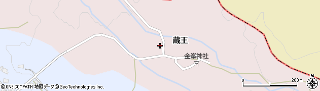 新潟県胎内市蔵王7周辺の地図
