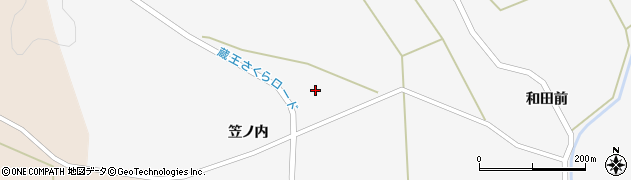 宮城県村田町（柴田郡）関場（舘の下）周辺の地図
