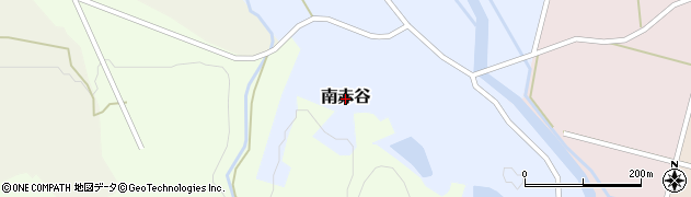 新潟県関川村（岩船郡）南赤谷周辺の地図