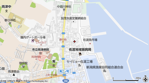 〒952-0006 新潟県佐渡市春日の地図