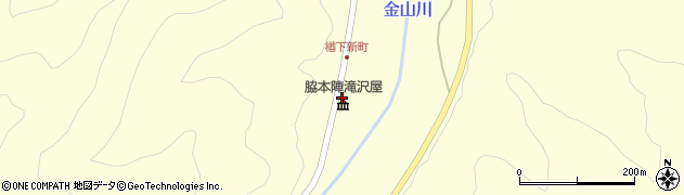 上山市役所　滝沢屋・旧丹野家住宅周辺の地図