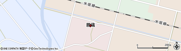 新潟県関川村（岩船郡）勝蔵周辺の地図