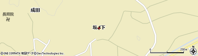 宮城県柴田郡柴田町成田坂ノ下周辺の地図