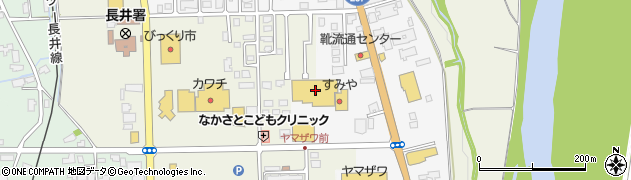 ホームセンタームサシ　長井店周辺の地図