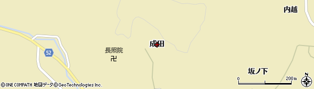 宮城県柴田町（柴田郡）成田周辺の地図