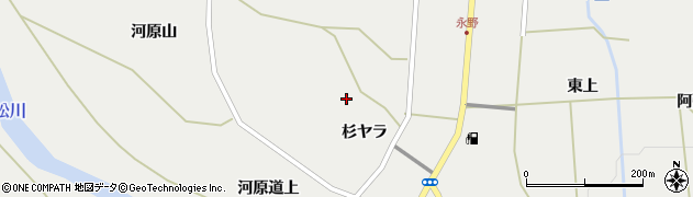 宮城県刈田郡蔵王町円田杉ヤラ47周辺の地図