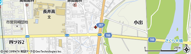ローソン長井館町南店周辺の地図