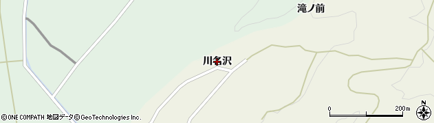 宮城県柴田町（柴田郡）四日市場（川名沢）周辺の地図