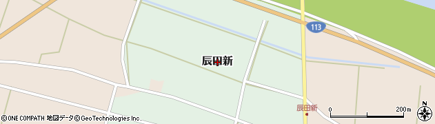 新潟県関川村（岩船郡）辰田新周辺の地図