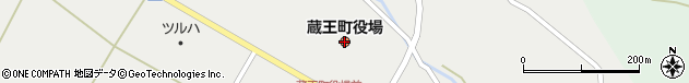 宮城県刈田郡蔵王町周辺の地図