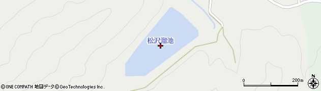 松沢溜池周辺の地図