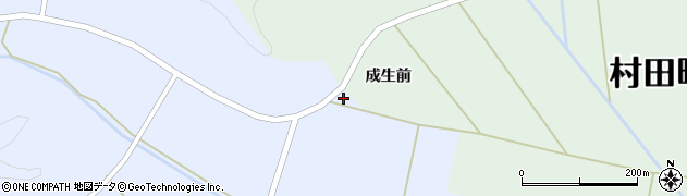宮城県柴田郡村田町薄木上向田周辺の地図