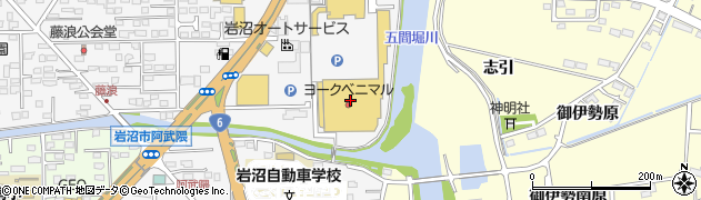 くすりの菅野　ヨークベニマル店周辺の地図