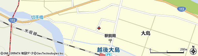 新潟県岩船郡関川村大島87周辺の地図