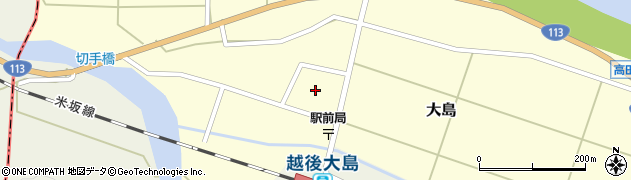 新潟県岩船郡関川村大島69周辺の地図