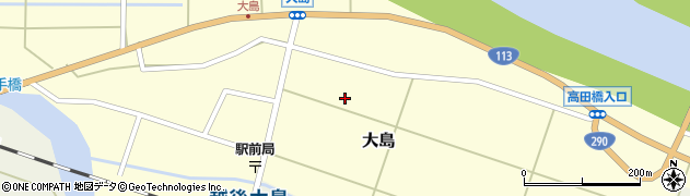 新潟県岩船郡関川村大島39周辺の地図