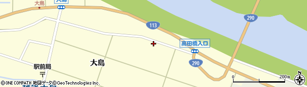 新潟県岩船郡関川村大島296周辺の地図