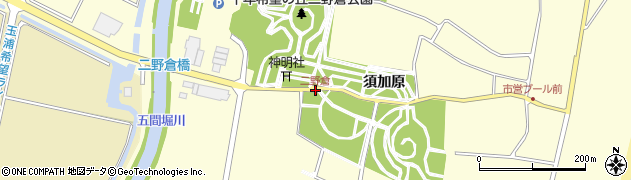 二野倉周辺の地図