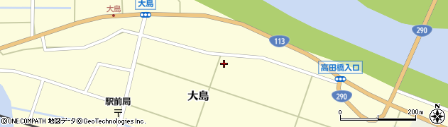 新潟県岩船郡関川村大島264周辺の地図