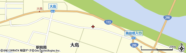 新潟県岩船郡関川村大島274周辺の地図