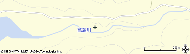 菖蒲川周辺の地図
