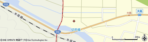 切手橋周辺の地図