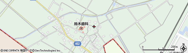 新潟県村上市長政周辺の地図