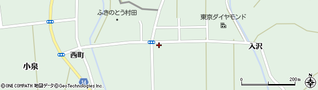 宮城県柴田郡村田町小泉大門31-2周辺の地図