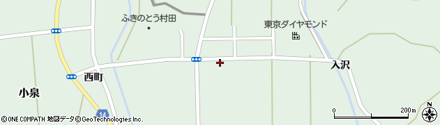 宮城県柴田郡村田町小泉大門66周辺の地図