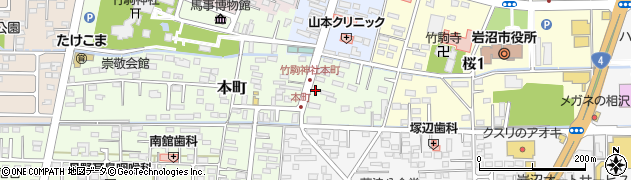 武富士周辺の地図