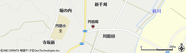 円田郵便局 ＡＴＭ周辺の地図