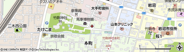 竹中たばこ店周辺の地図