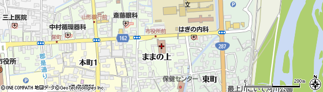 長井郵便局配達周辺の地図