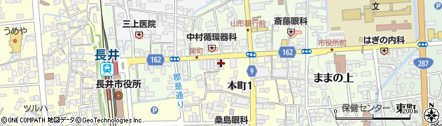 東北ミサワホーム　株式会社　山形支店長井店周辺の地図