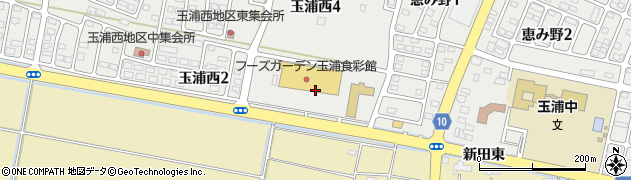 食彩館　イトーチェーン・玉浦店周辺の地図