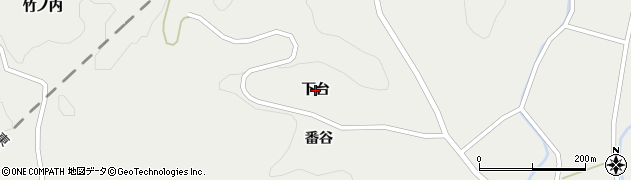 宮城県柴田町（柴田郡）入間田（下台）周辺の地図