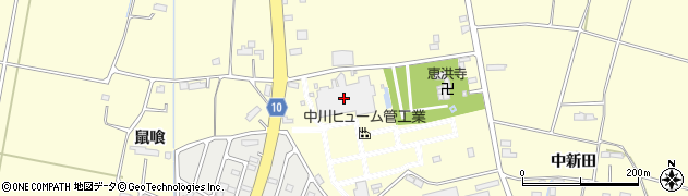 中川ヒューム管工業株式会社　仙台工場周辺の地図