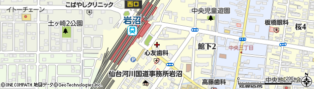 宮城県岩沼市館下周辺の地図