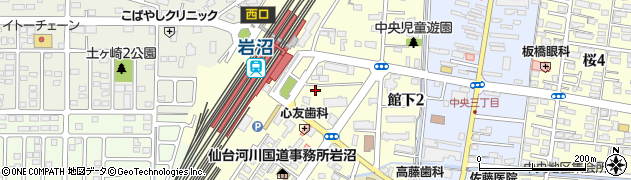 いわぬま駅前歯科医院周辺の地図