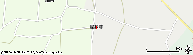 山形県上山市三上屋敷浦周辺の地図