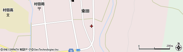 宮城県村田町（柴田郡）村田（下河原）周辺の地図