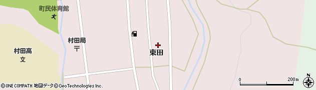 宮城県村田町（柴田郡）村田（東田）周辺の地図