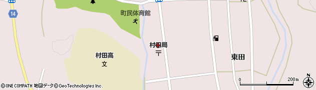 宮城県村田町（柴田郡）村田（西田）周辺の地図